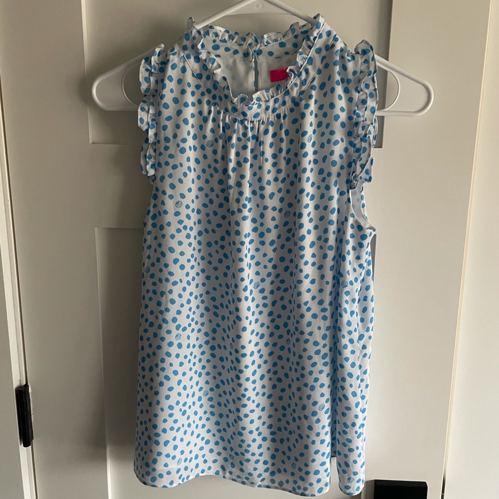 Lilly Pulitzer Zanzibar Blue Lilly’s Dot Cambria XXS